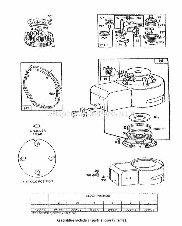 Blower Hsgs Vertical Pull Diagram and Parts List for 092982-3246-01  Briggs and Stratton Engine